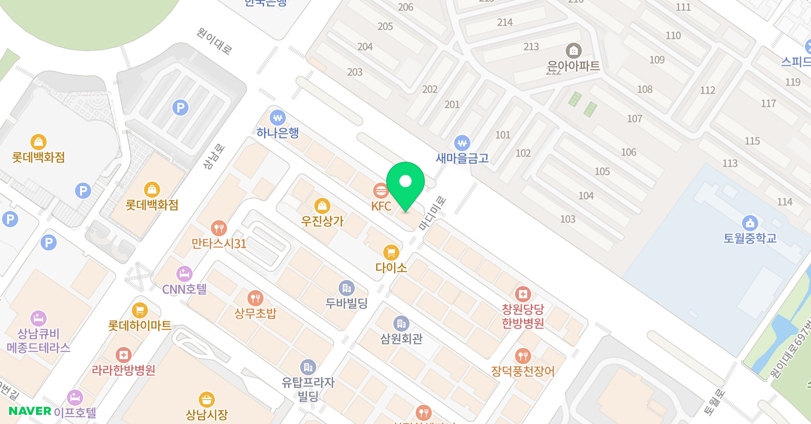 창원버클리 실용음악학원 위치