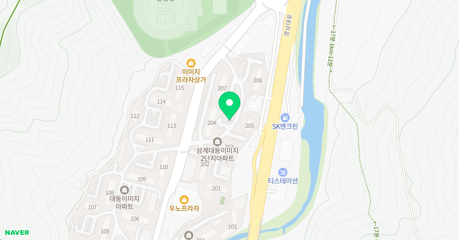 푸르넷 공부방 이미지 공부방 위치