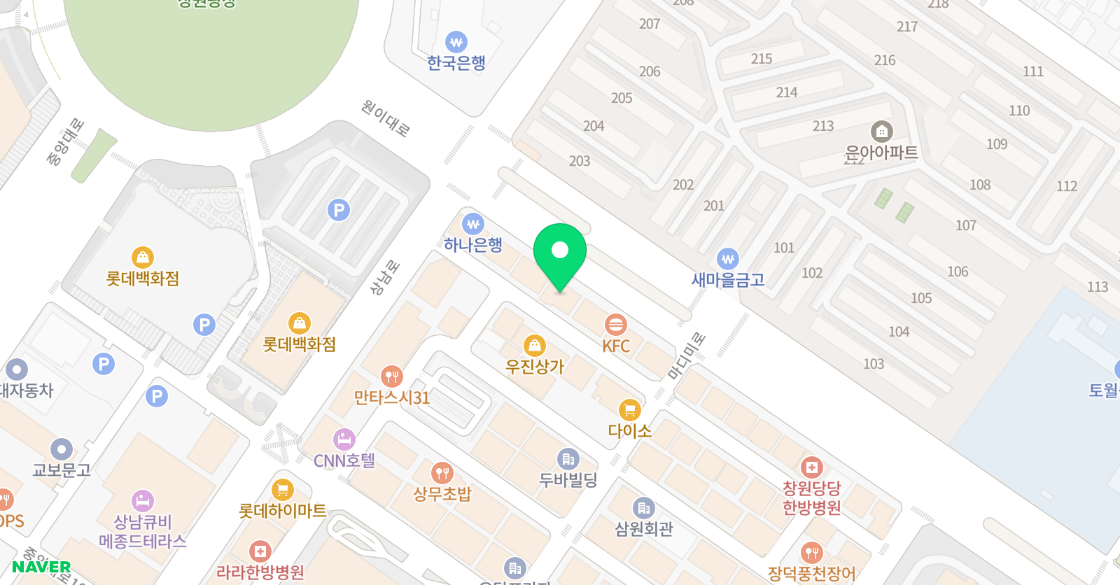 코코 미술학원 창원본점 위치