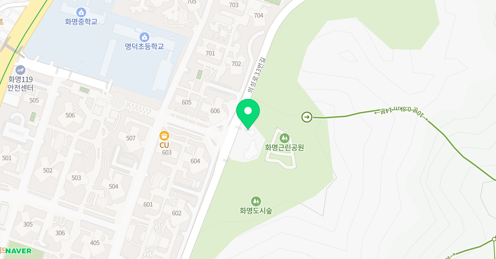 알티오라 화명캠퍼스 위치