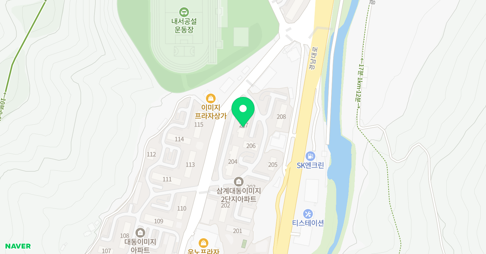 빨간펜 수학의달인 마산삼계대동이미지2차점 위치