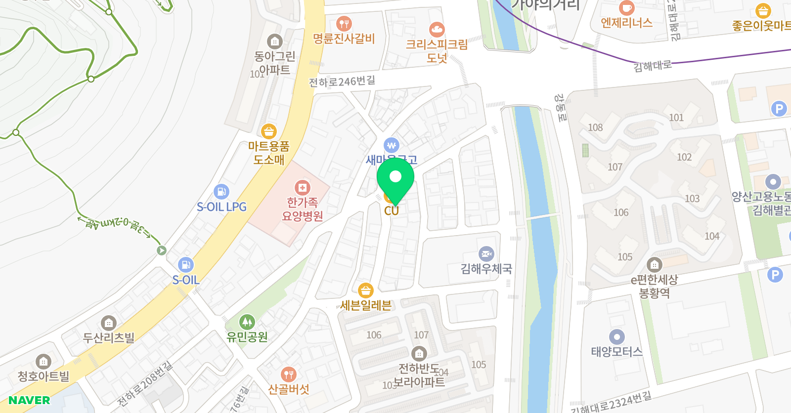 GLS 학원 위치