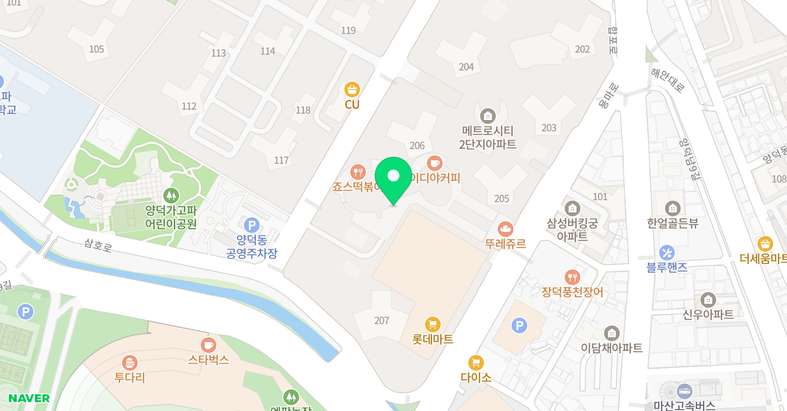 런던아이 영어학원 위치