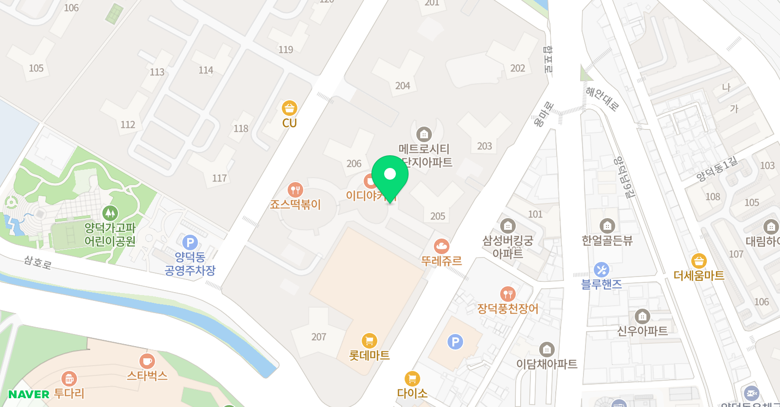 인사이트 수학학원 위치