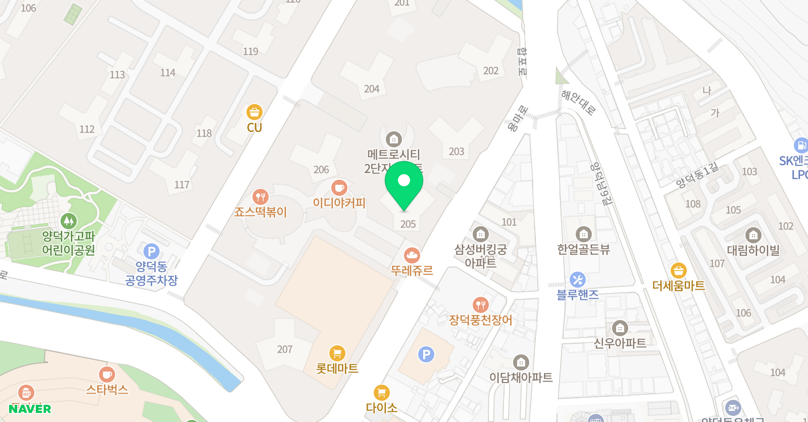 굳세라 영어학원 위치