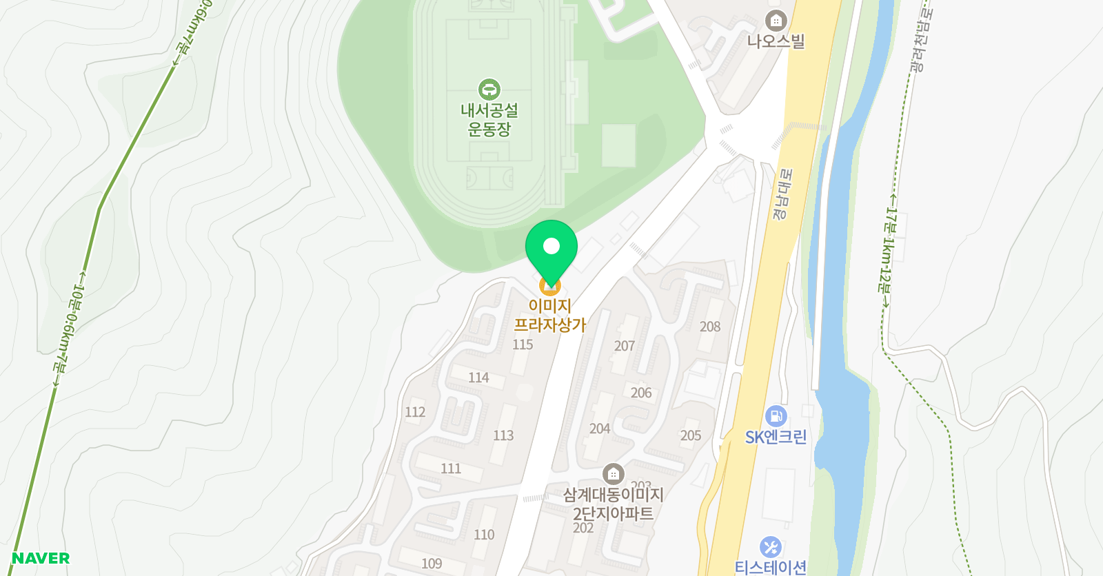 미래엔 수학 솔민 학원 위치