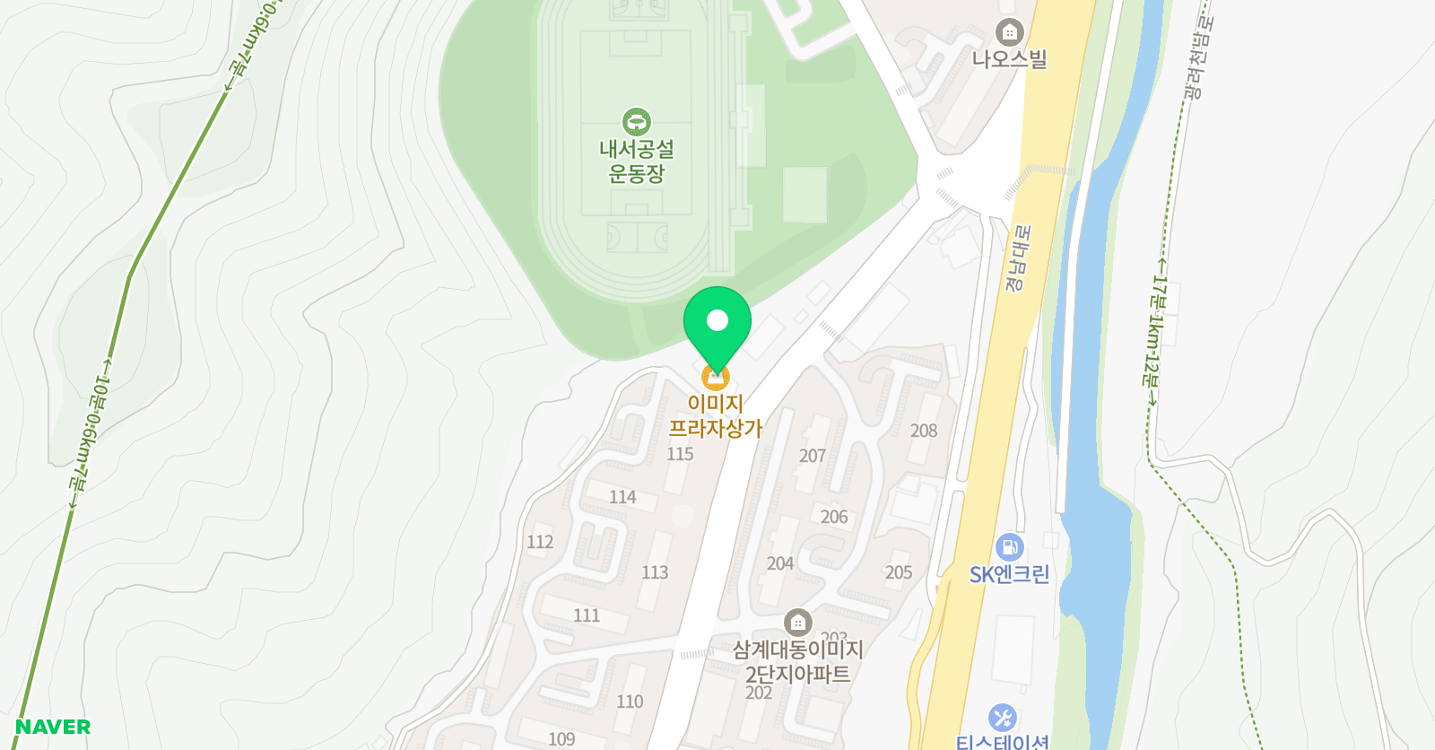 민주 영어학원 위치