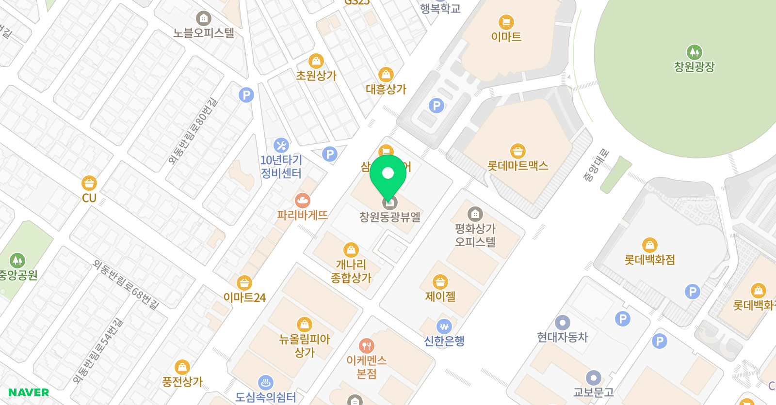 레드펭귄 창원 미술학원 위치