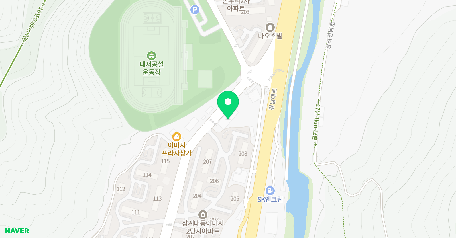 한진 태권도장 위치