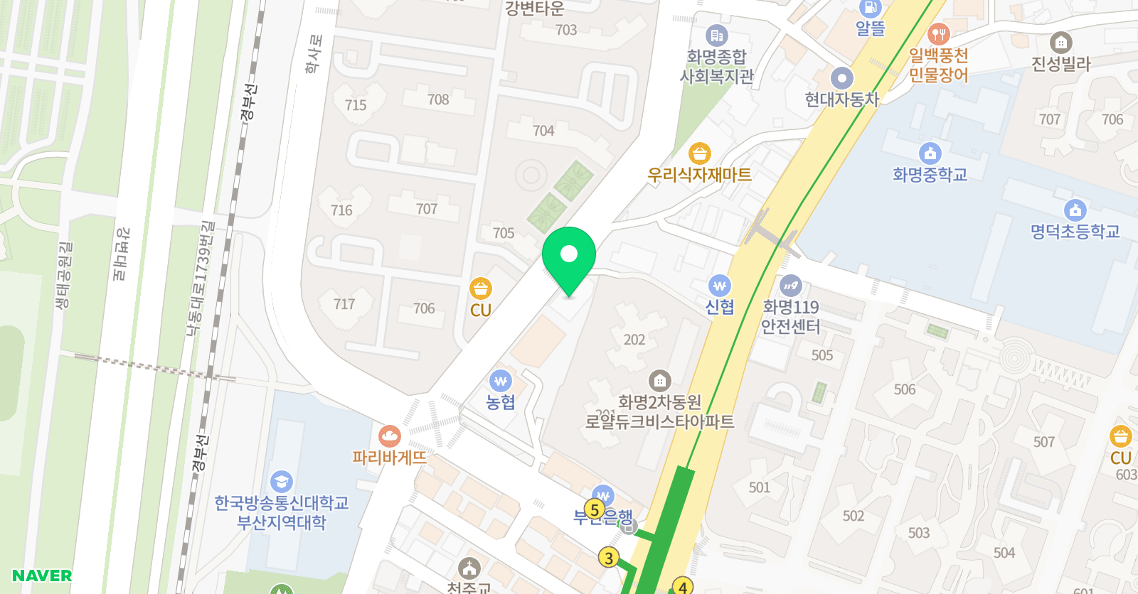 더프라이드 영어학원 위치