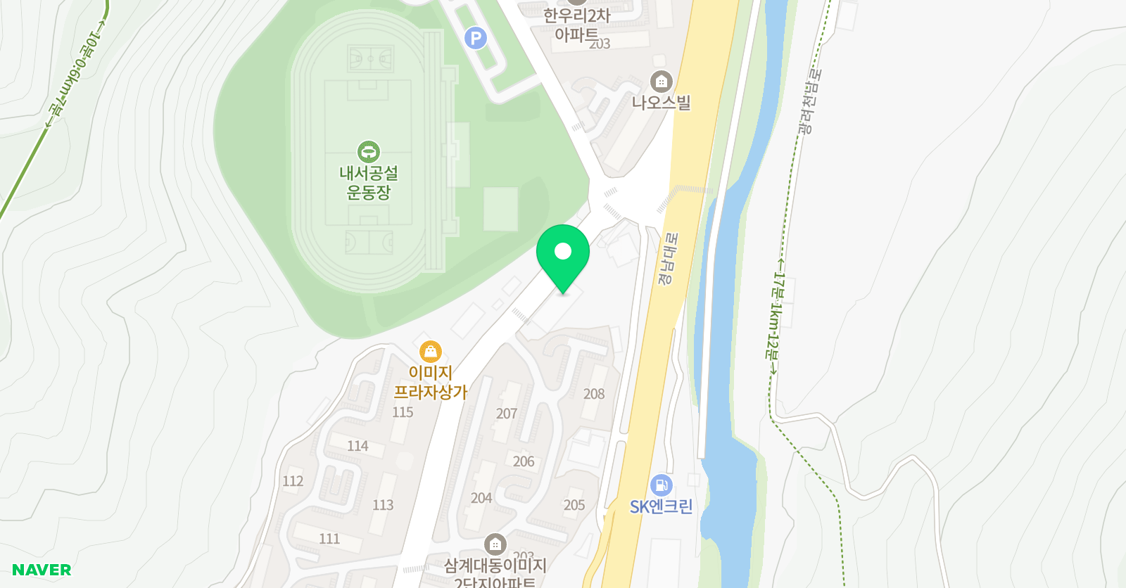 잼스트릿 댄스학원 위치