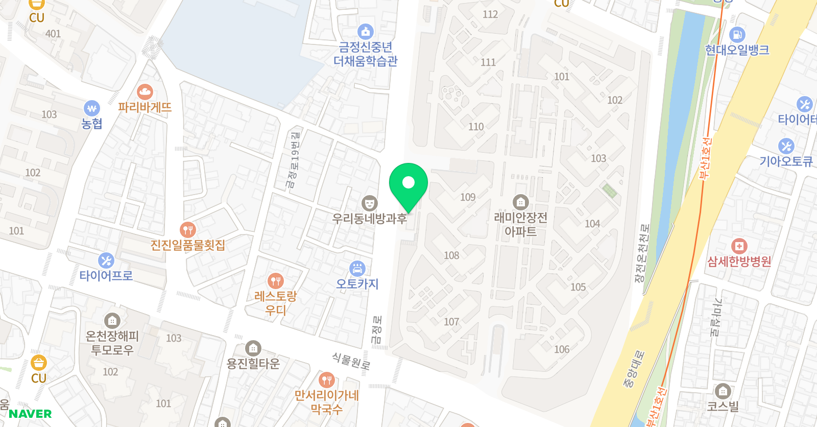 놀작마이아트 래미안장전 미술교습소 위치