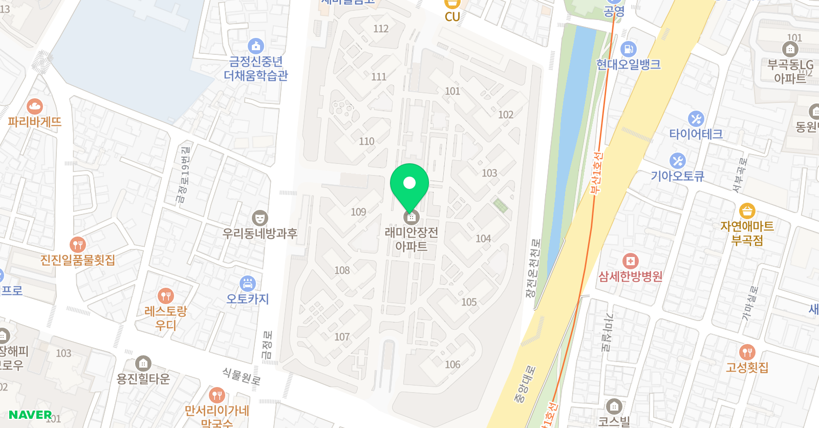 지니아트창작소 위치