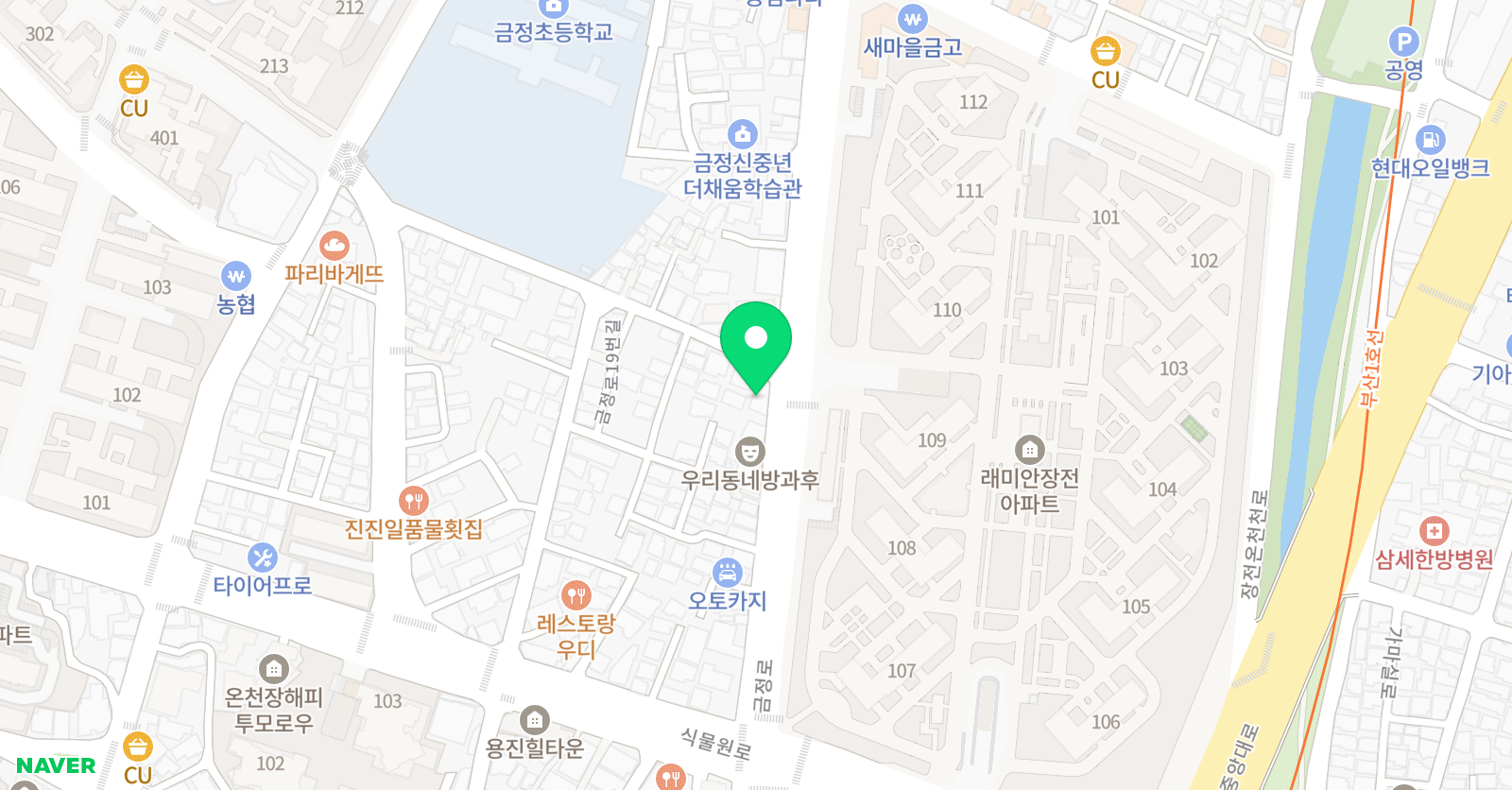 톡톡하이 잉글리쉬학원 위치