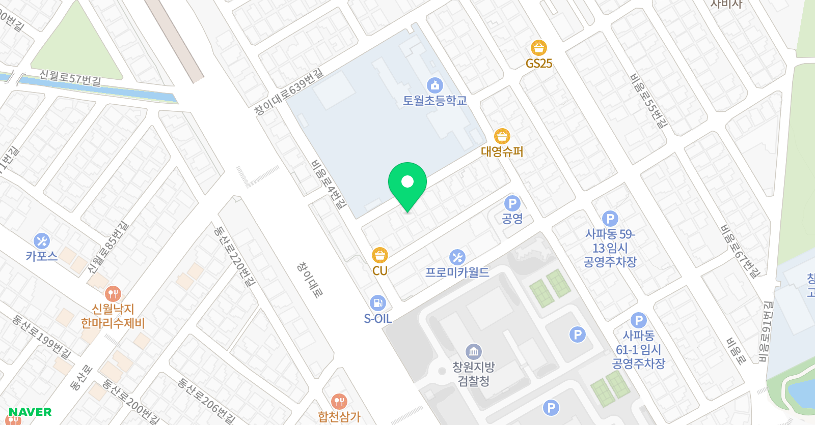 창의팩토윤쌤수학 위치