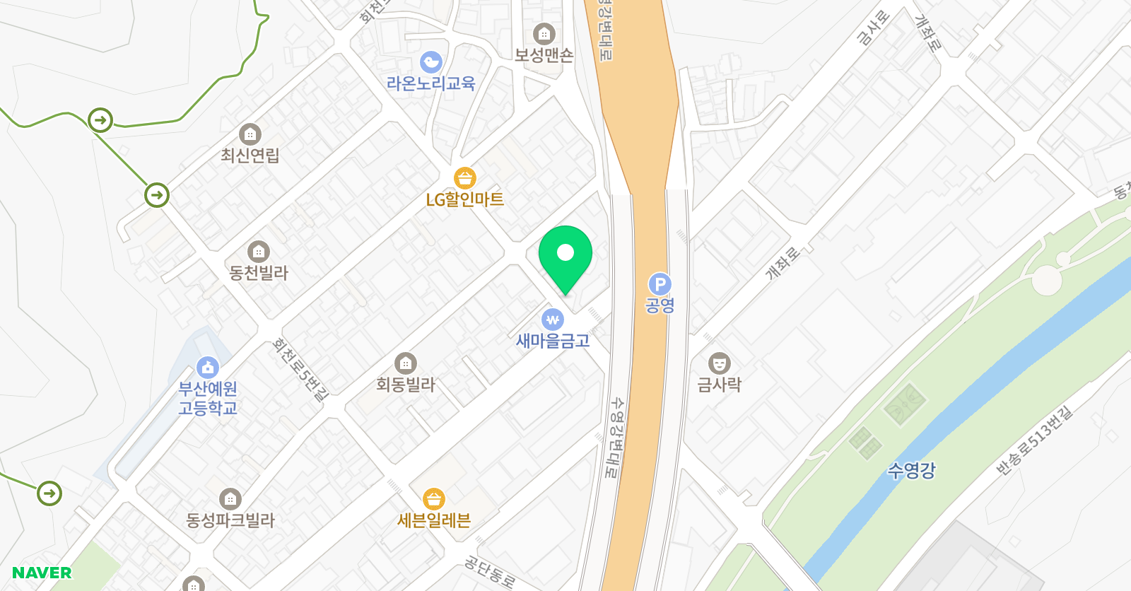 조은회동 태권도 위치