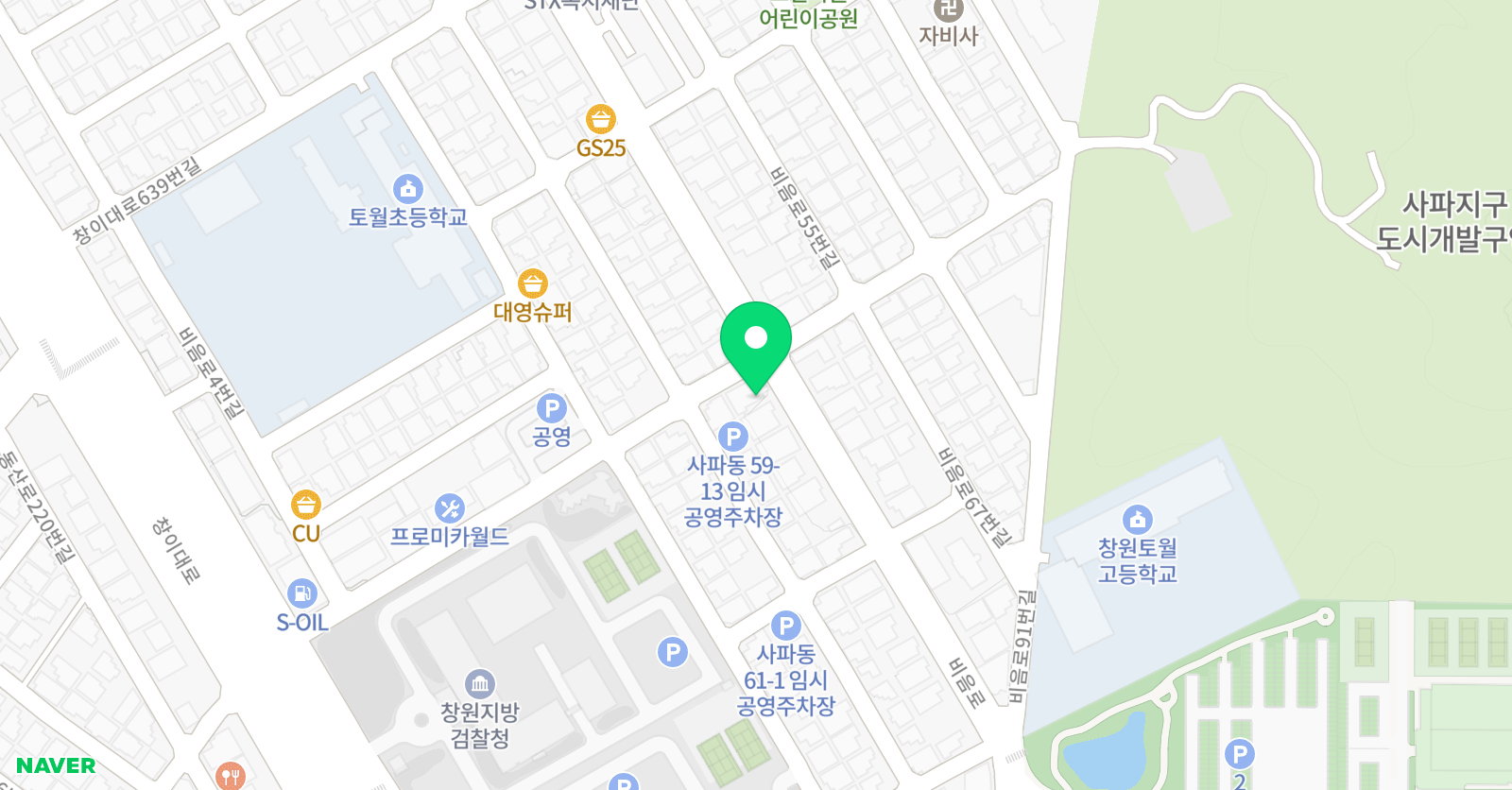 파낙토스IBC 통합뇌센터 창원성산센터 위치