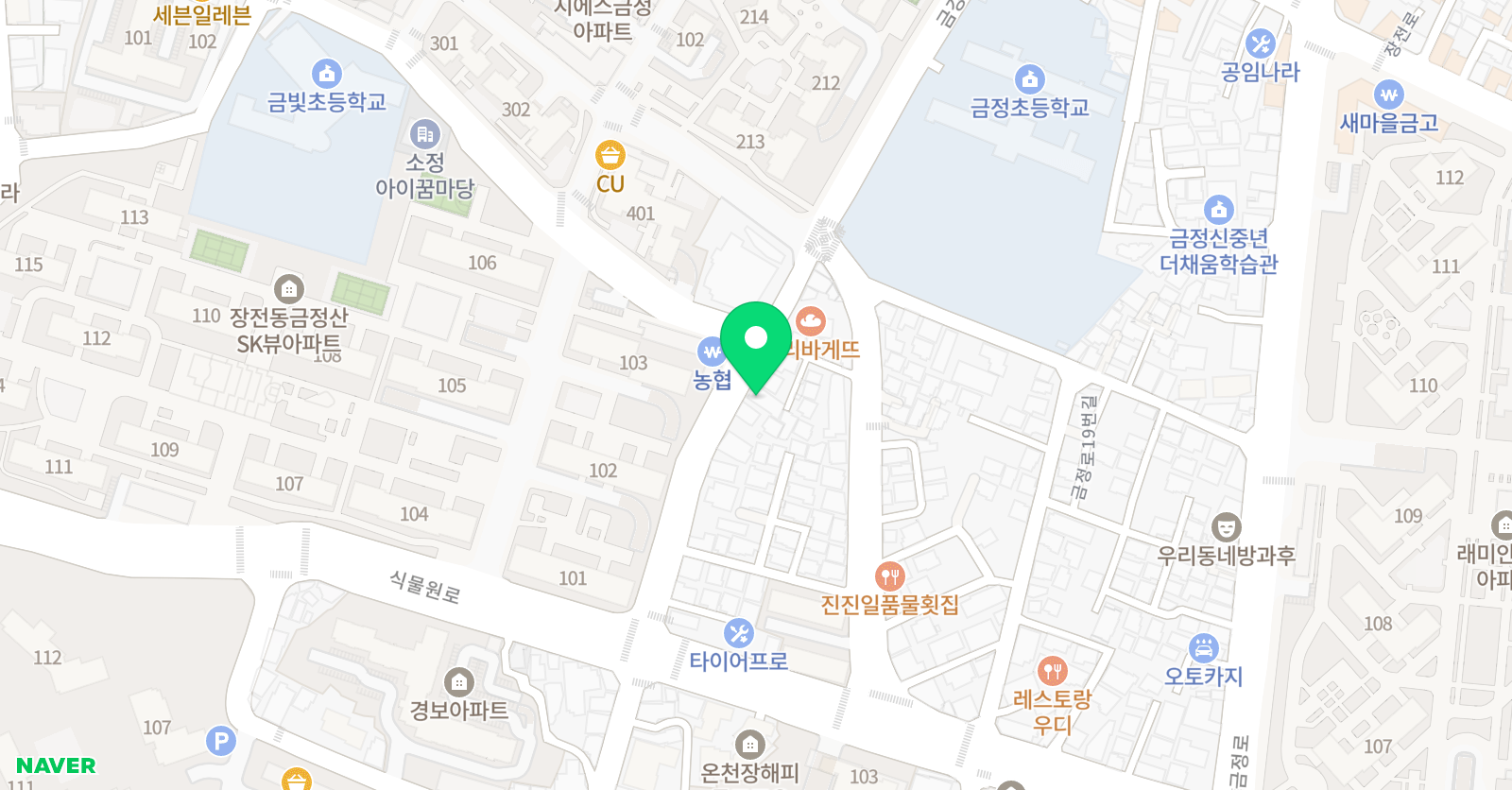 뉴공간 미술학원 위치