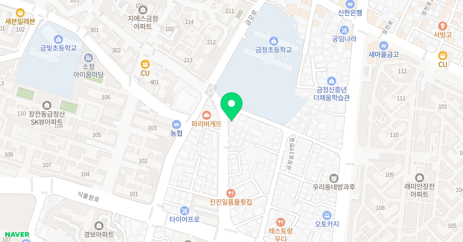 장전자기주도독서코칭학원 위치