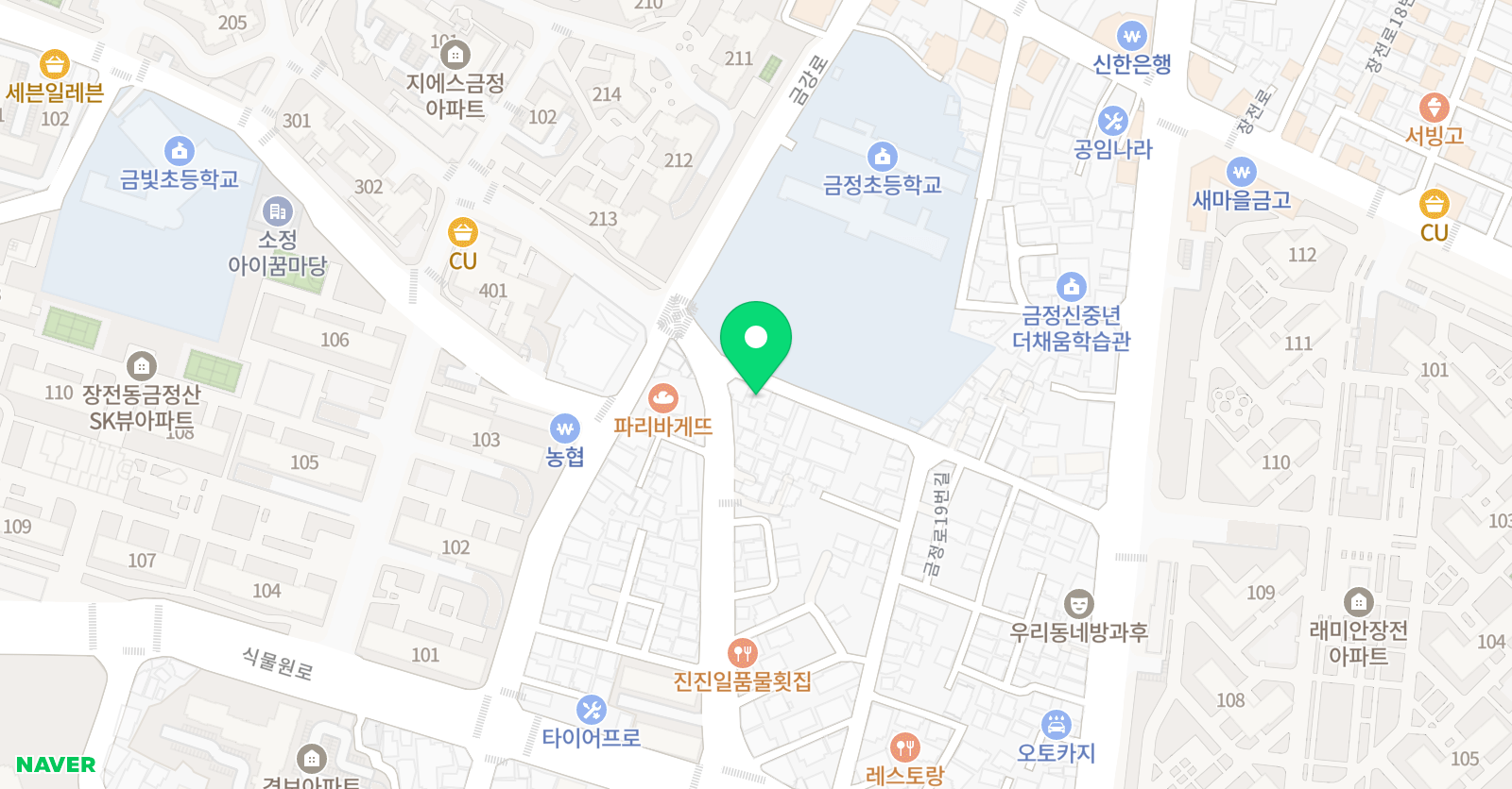 사인 수학전문학원 위치