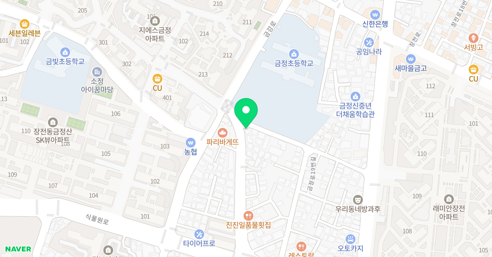 하이매쓰 수학전문학원 위치