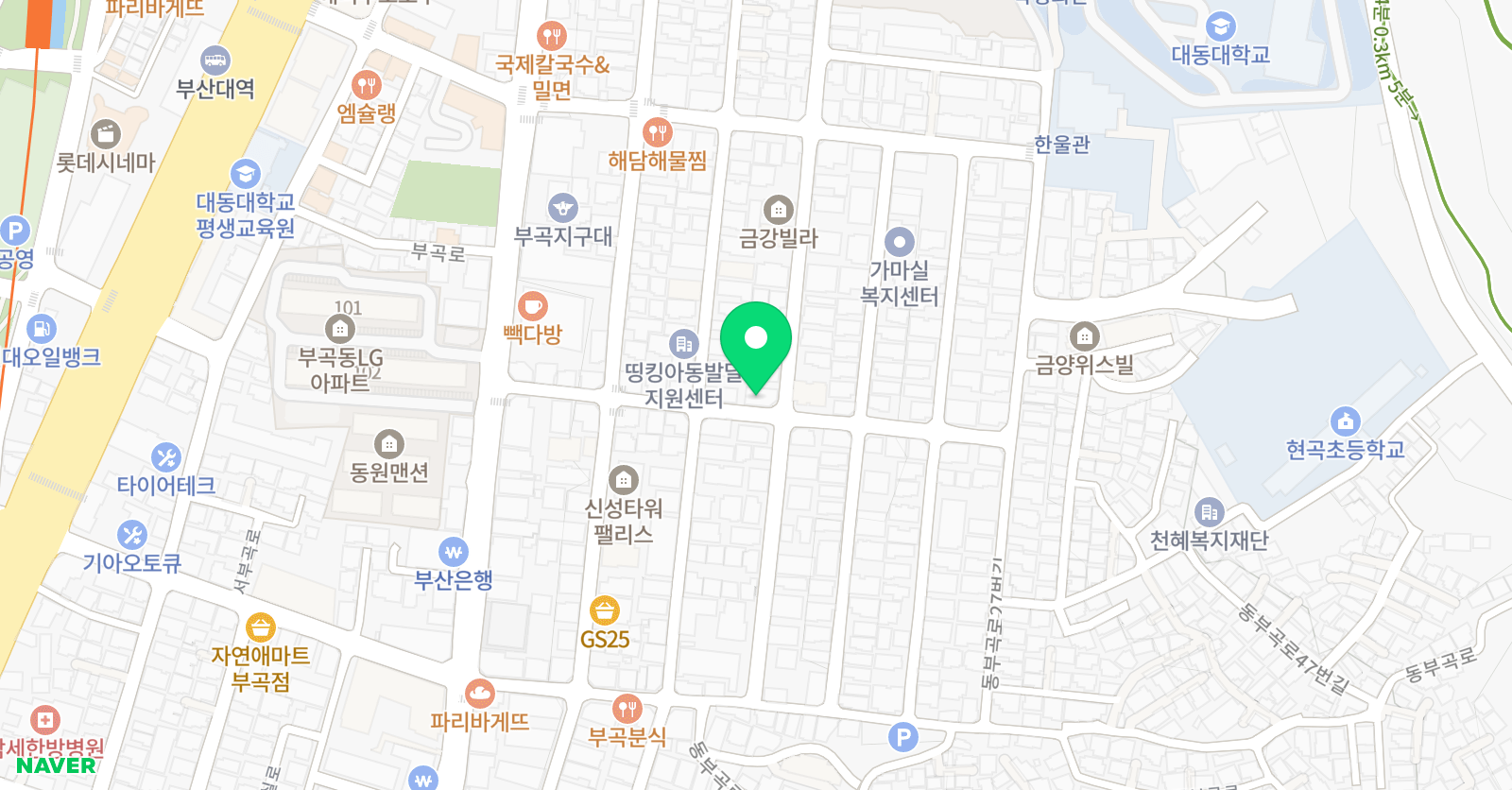 LRG 영어교습소 위치
