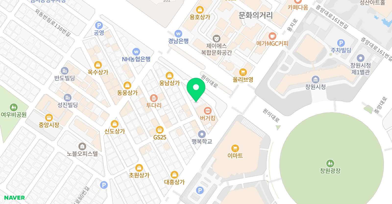 TNS 아카데미 보컬댄스학원 위치
