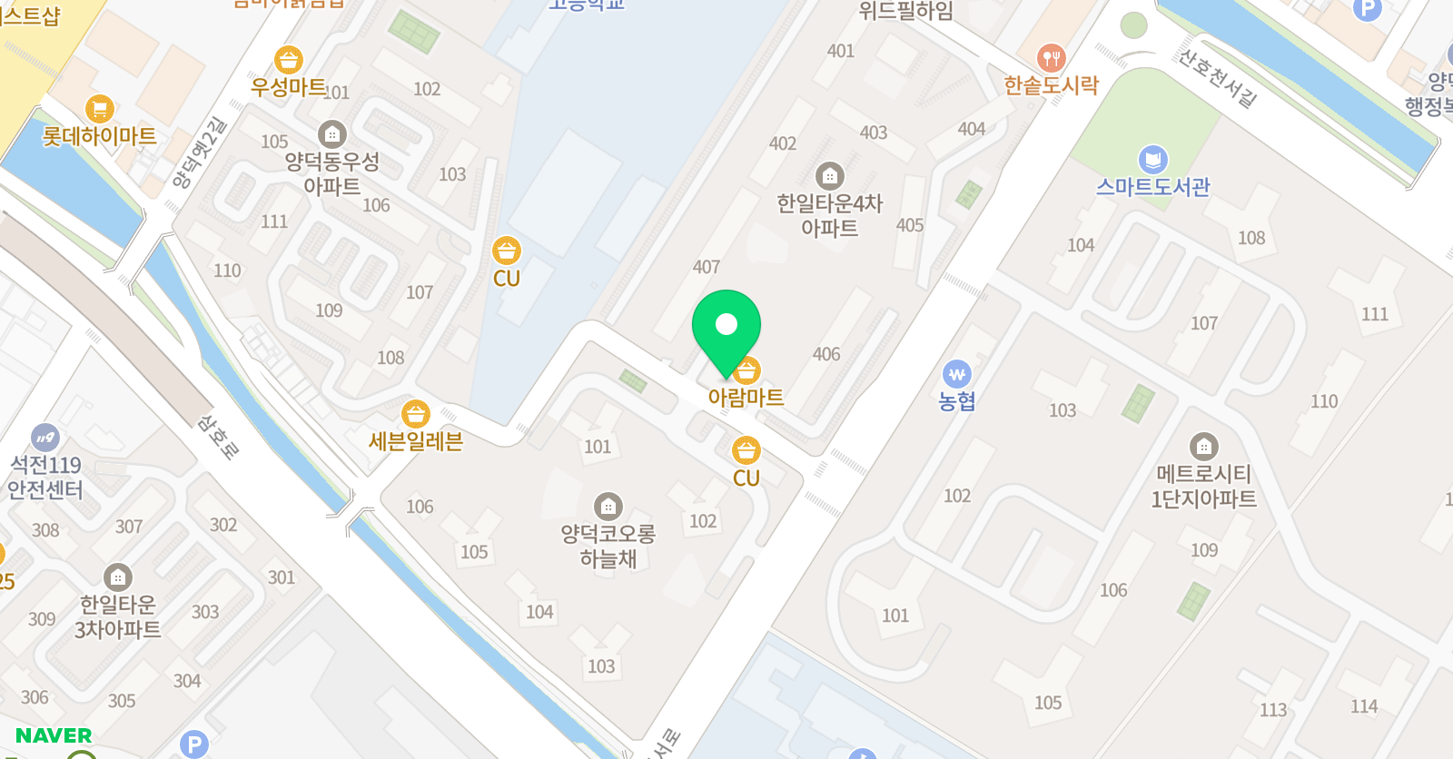 빨간펜수학의달인 마산한일4차점 위치