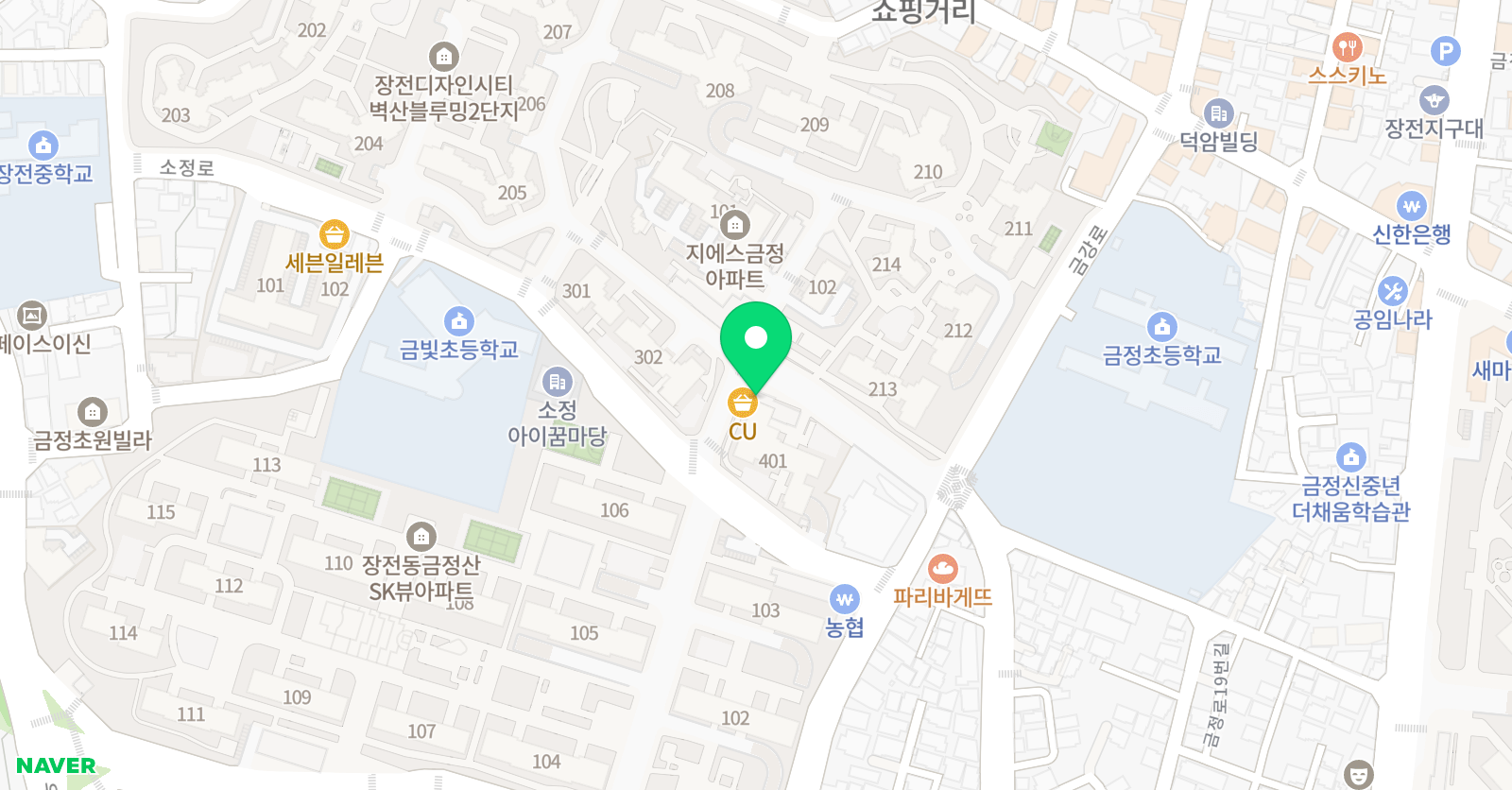 엠앤에스 수학과학전문학원 위치
