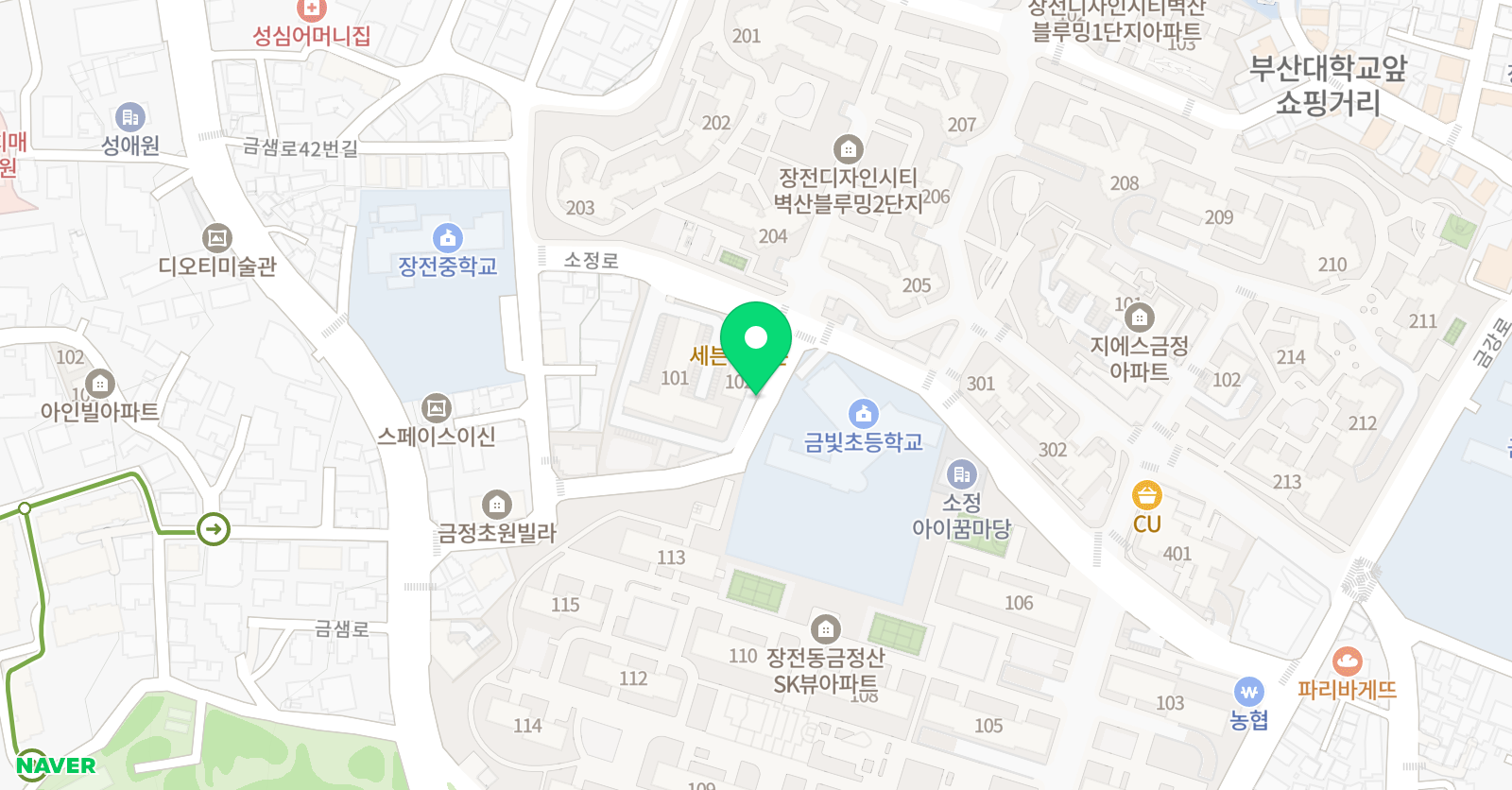 잉글리시아이 금빛초점 위치