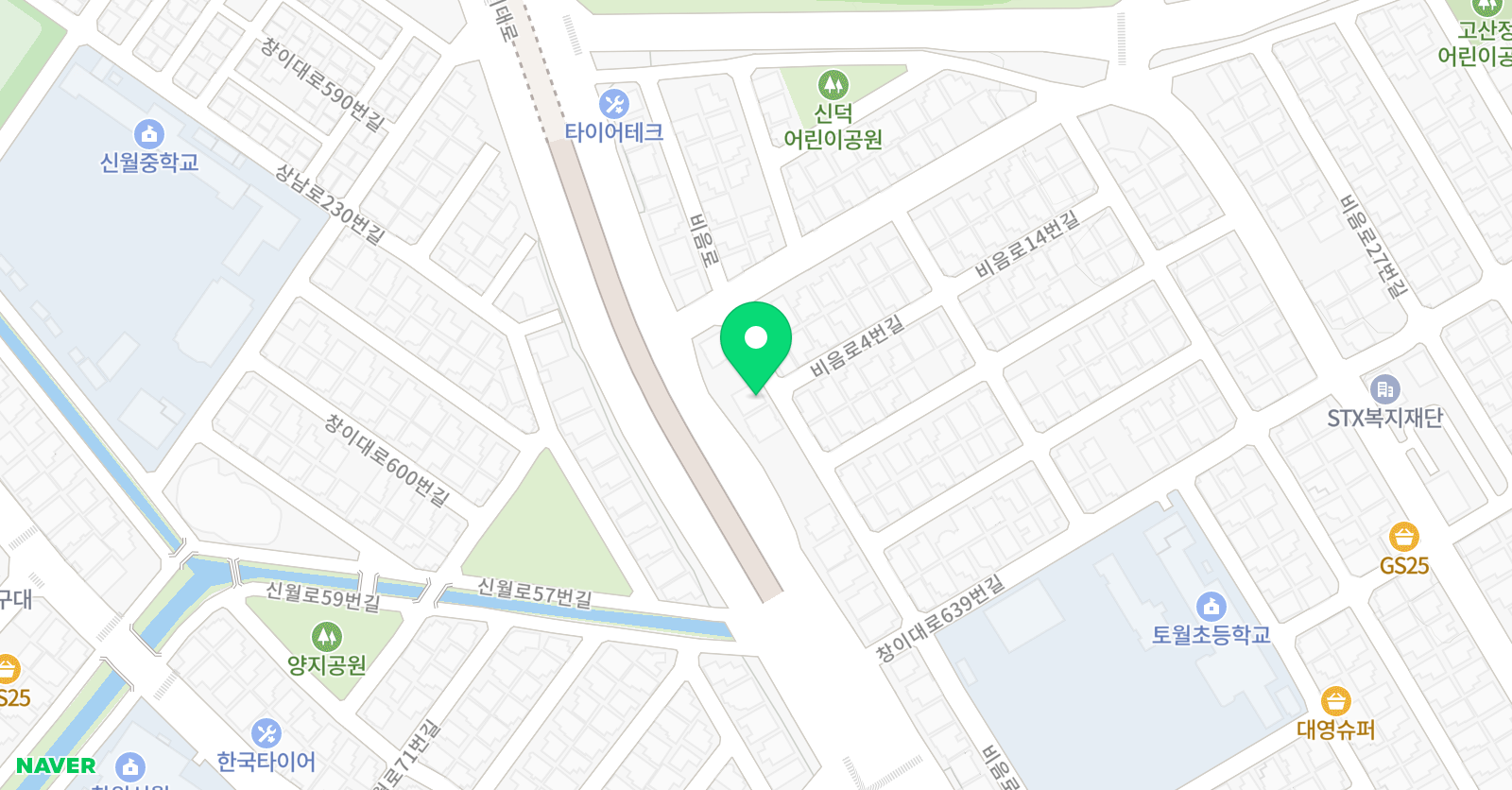 스마트해법 수학 토월초점 위치