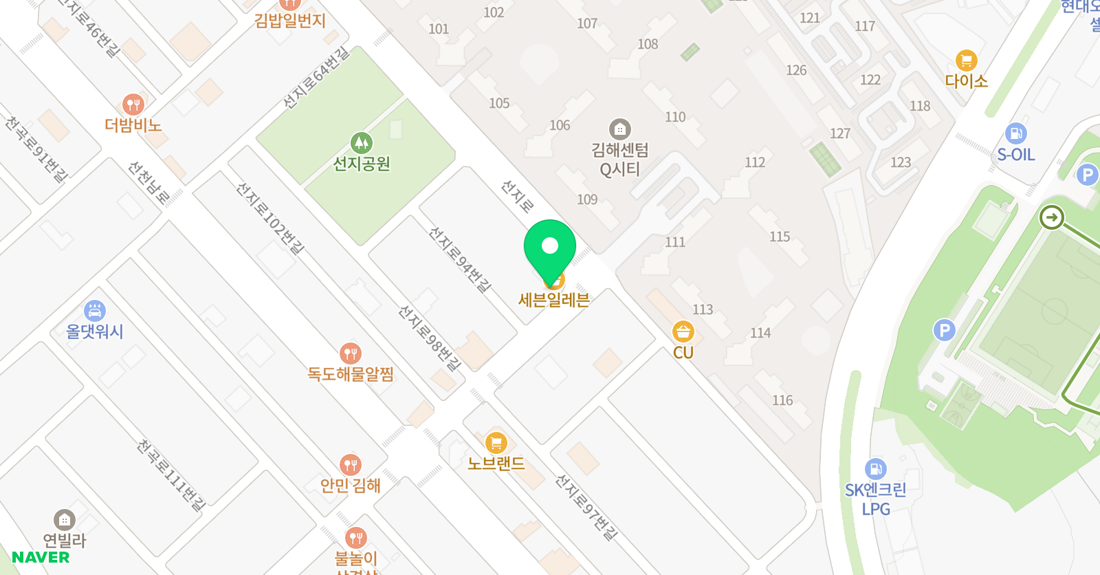 아이스크림홈런 주촌센텀 홈런공부방 위치