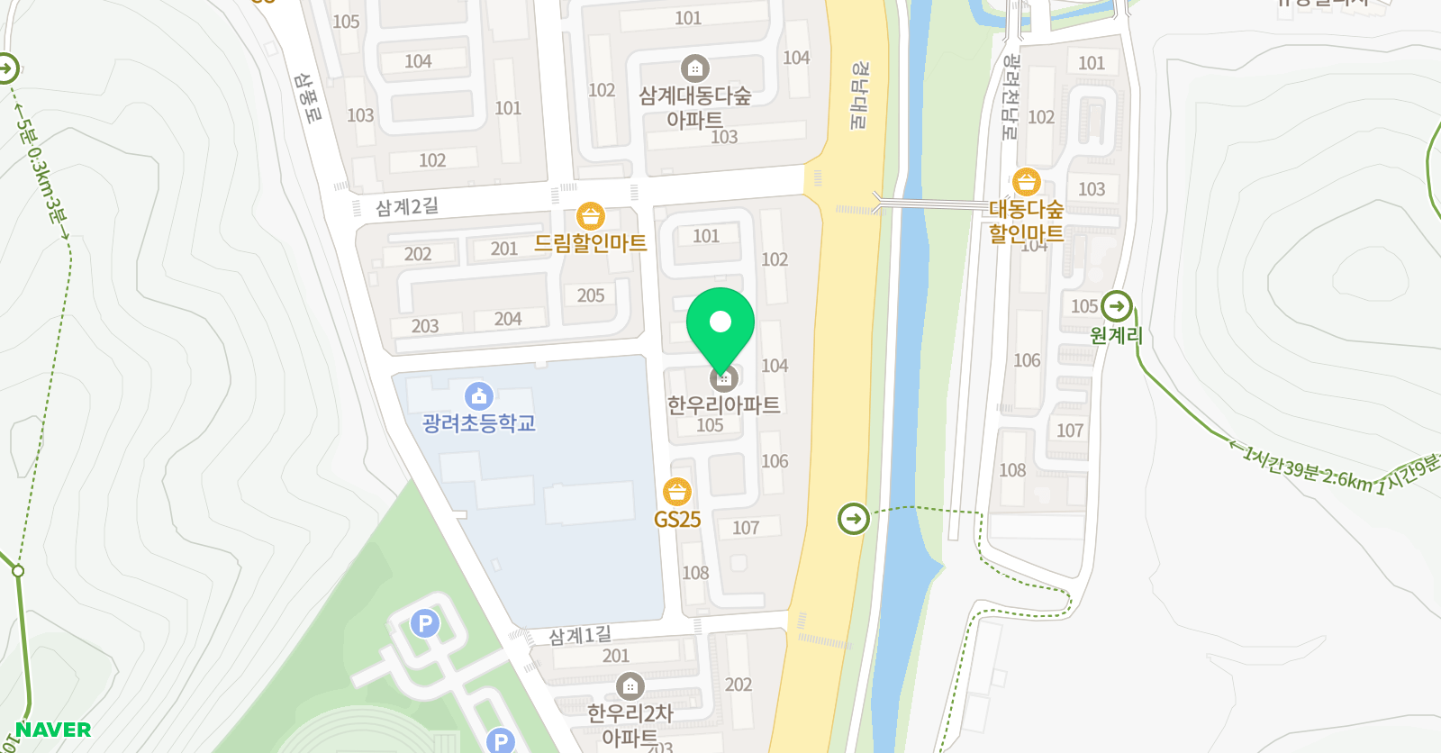 아이셈 수학교실 위치