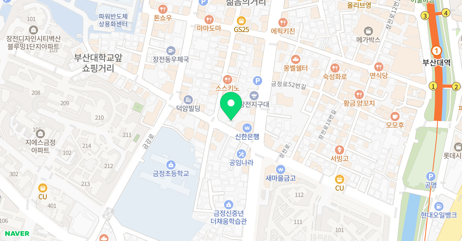초심 프리미엄 영수학원 위치