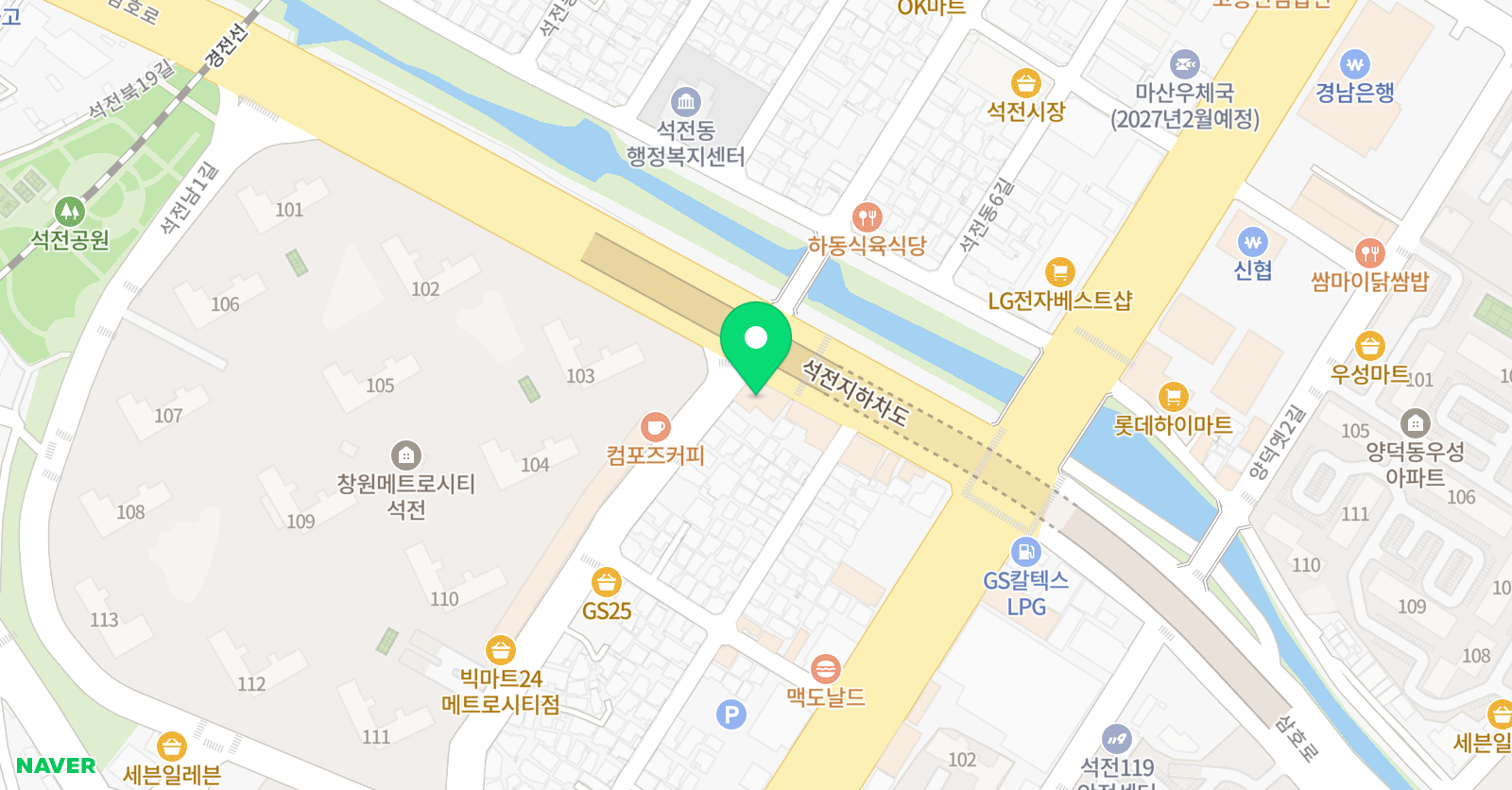 더바른 수학교습소 위치