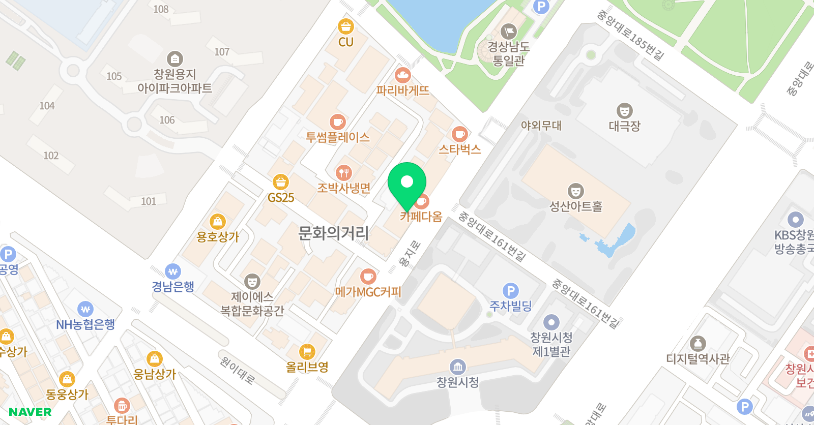 아미고 싸커 창원점 위치