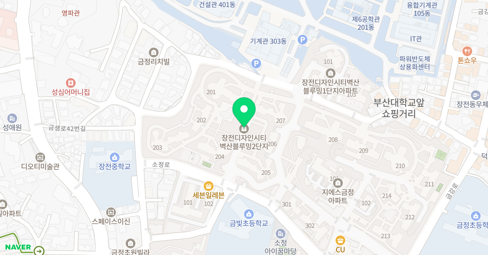 셀파우등생교실 벽산블루밍교실 위치