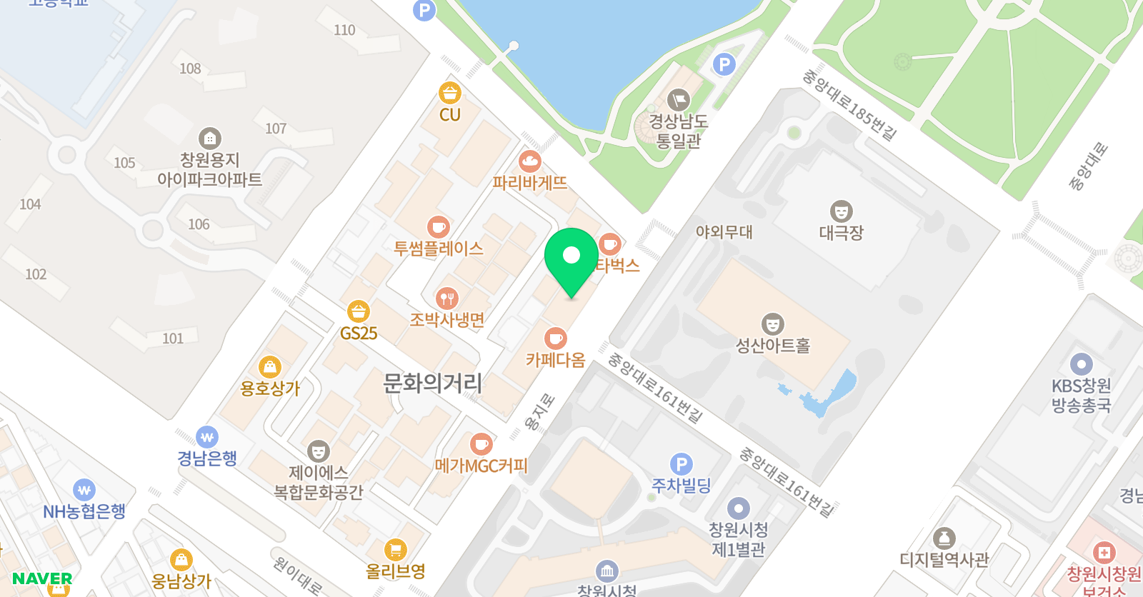 아이스크림홈런 창원지국 위치