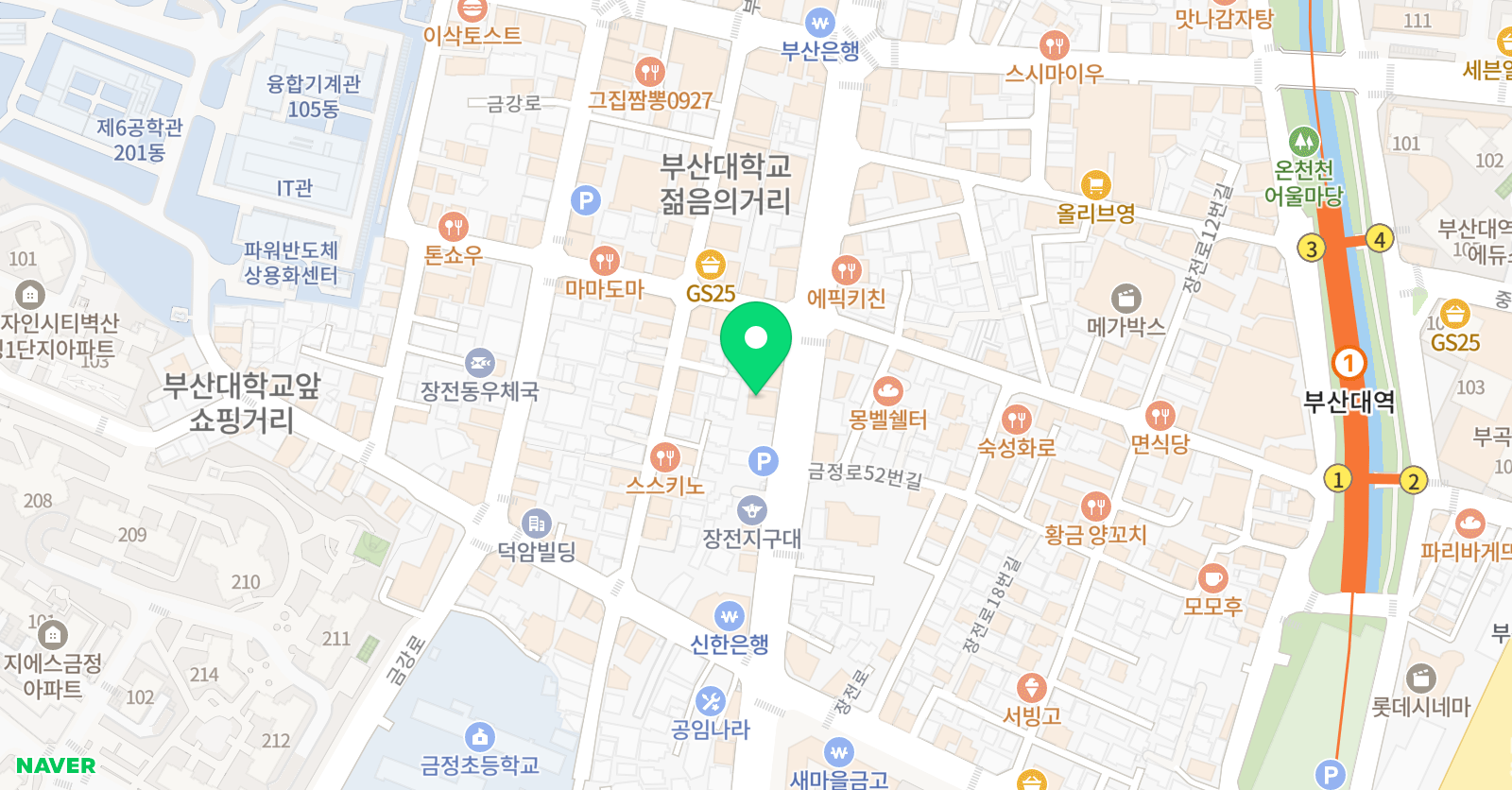 뮤즈 발레학원 위치