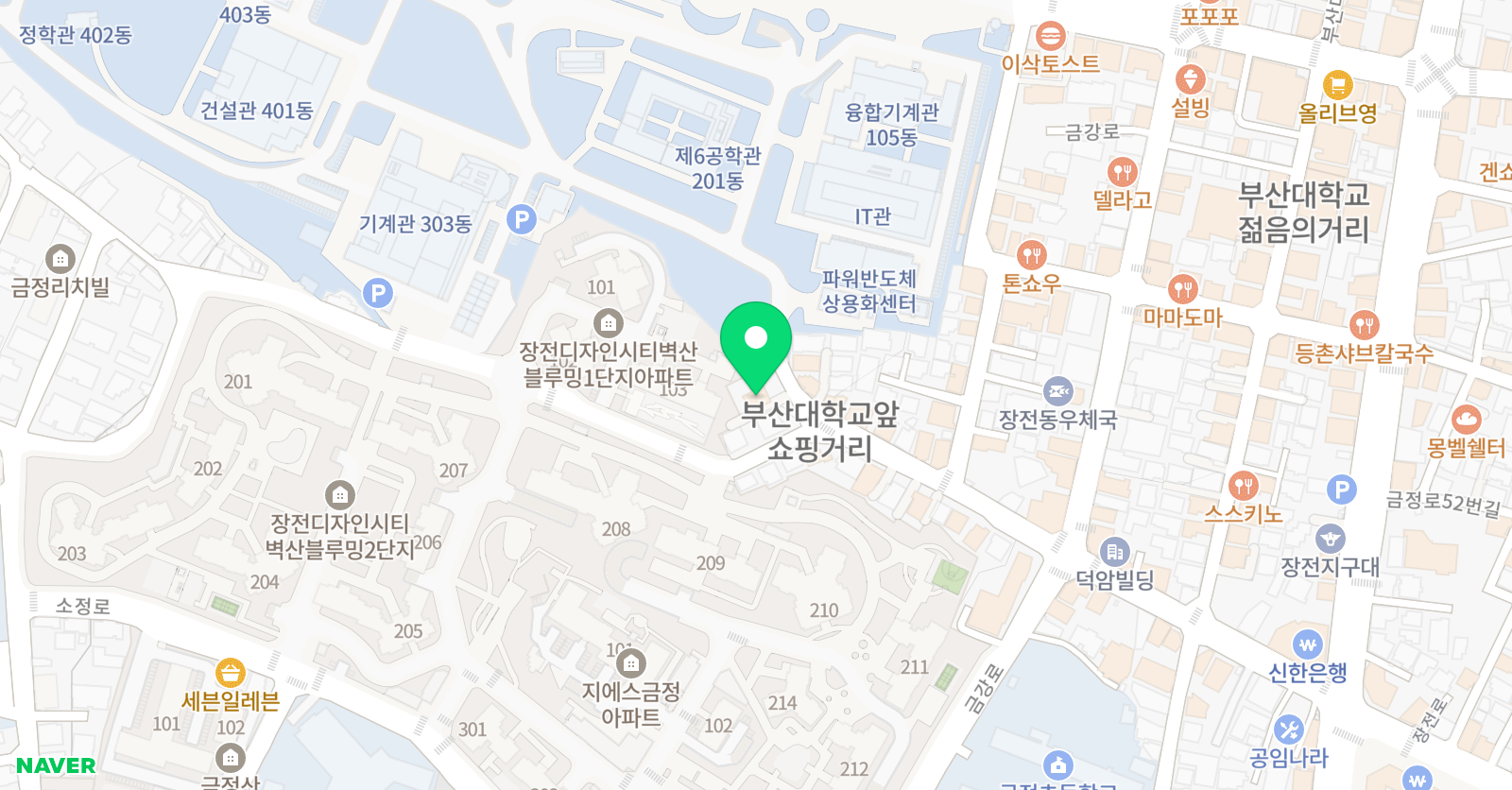 숲독서실 위치