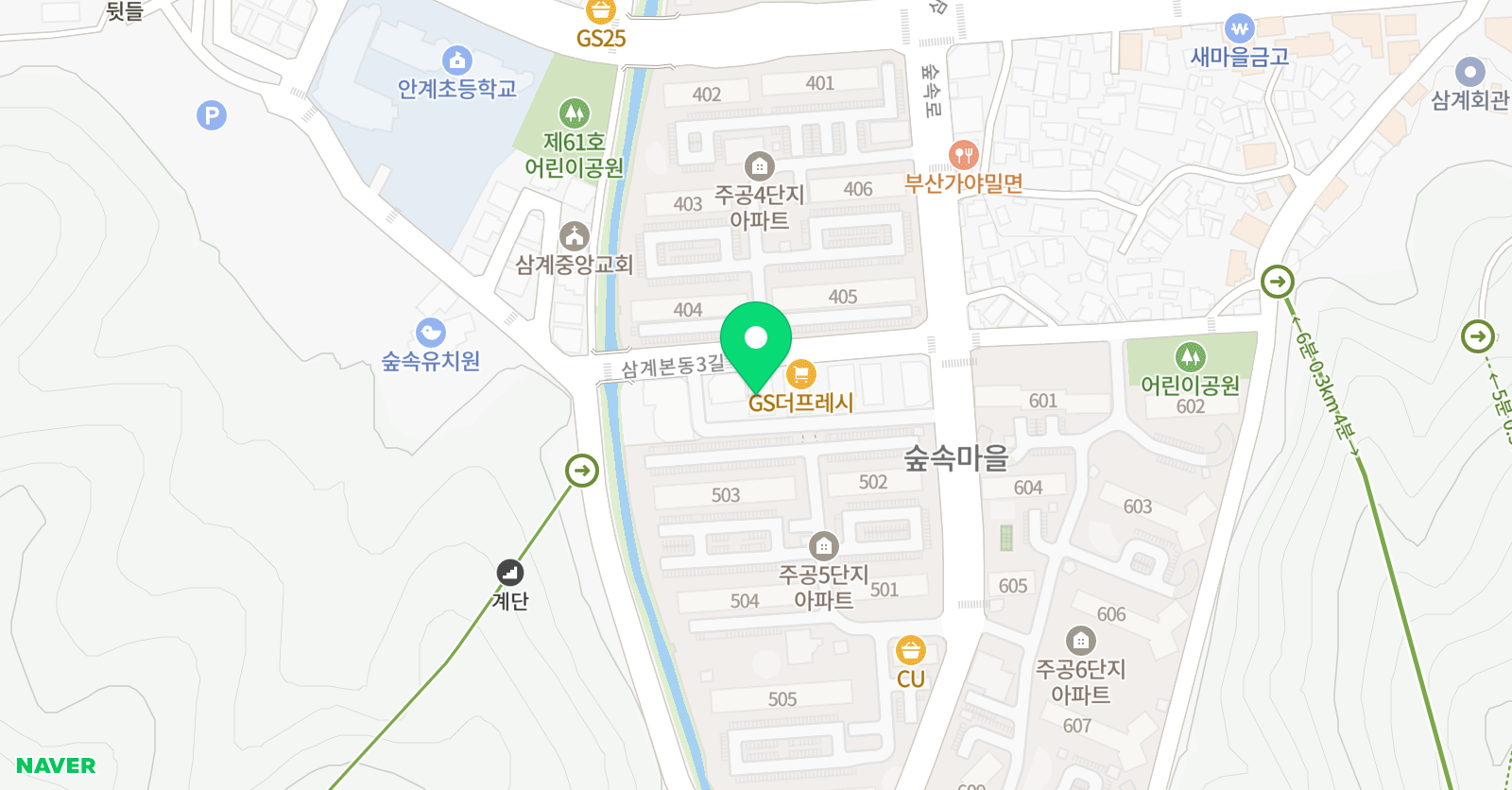노선생 영수학원 위치
