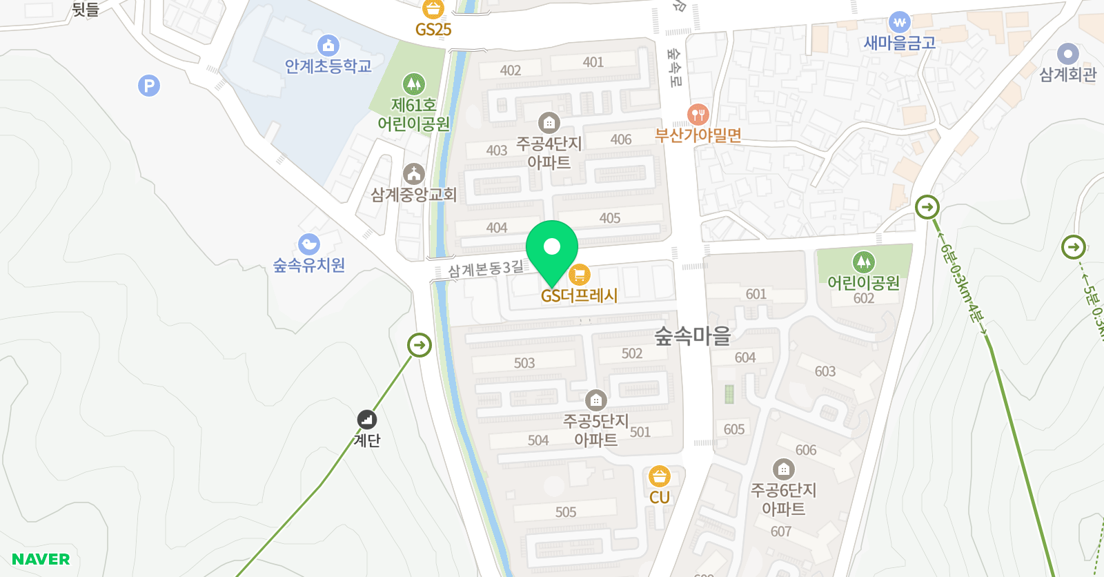 MTA 태권도 마산삼계점 위치