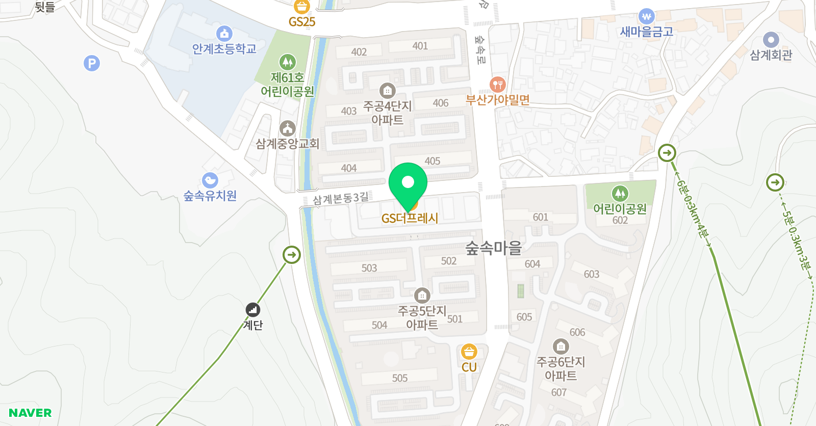라온 미술학원 위치