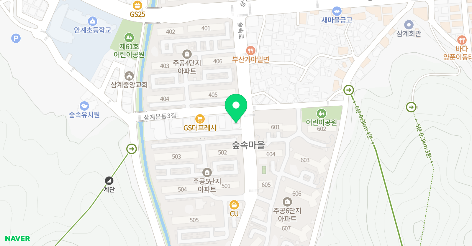 마산 학원 위치
