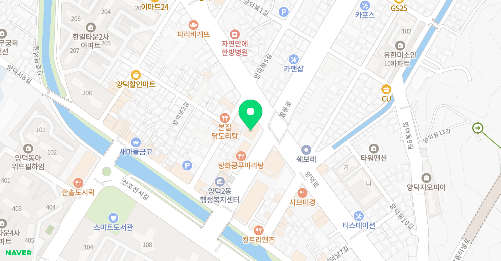 튼튼영어베이비리그 경남마산센터 위치