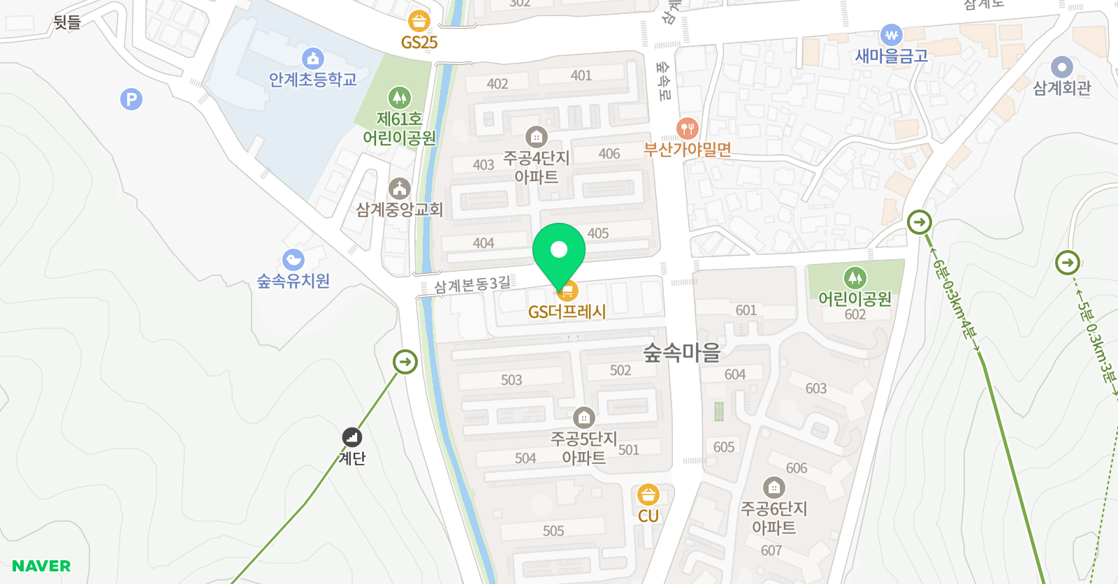 한마5 태권도장 위치
