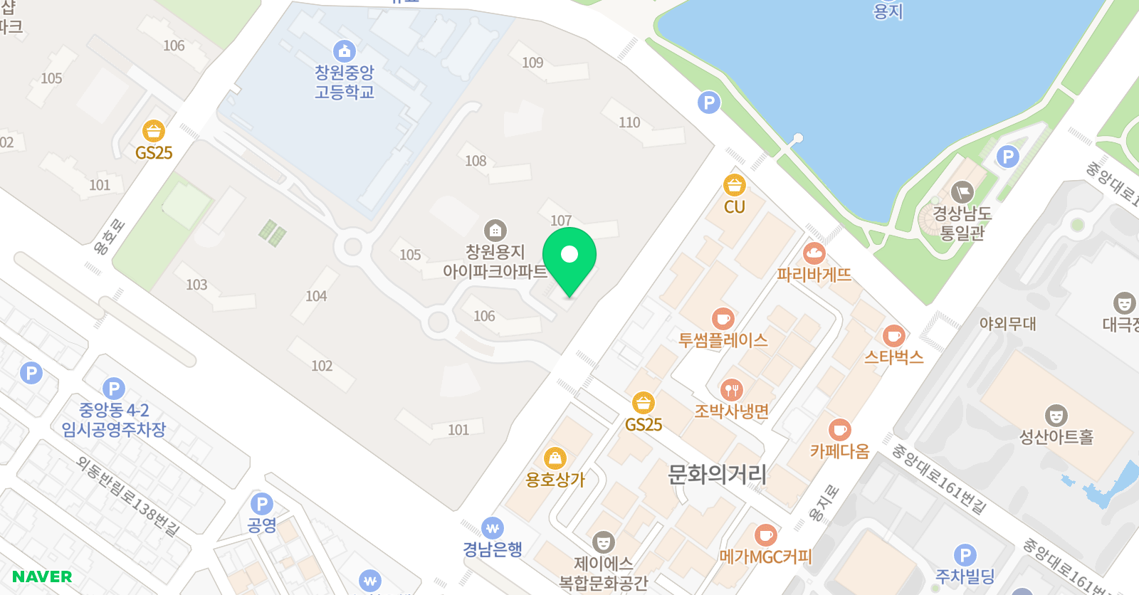 링키영어 용지아이파크점 위치