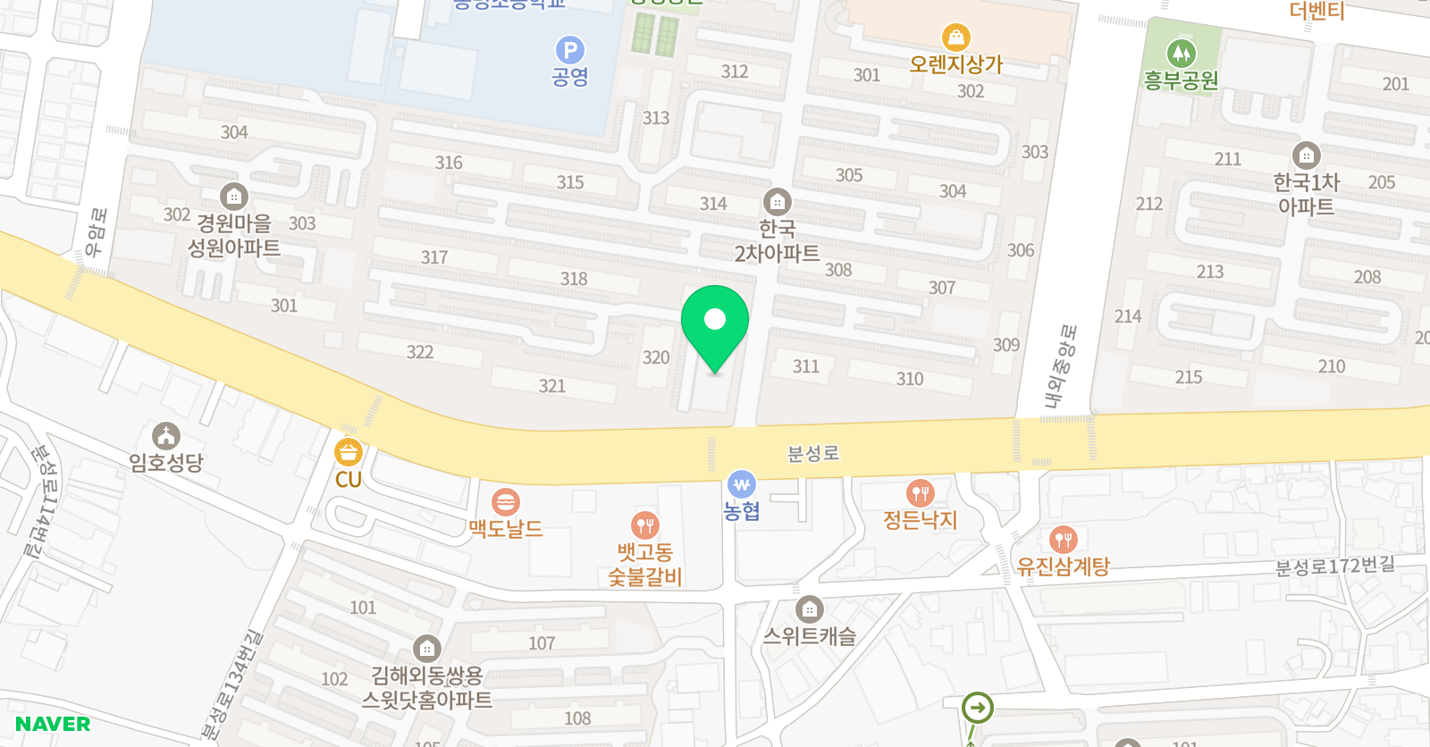 탑 우등생학원 위치