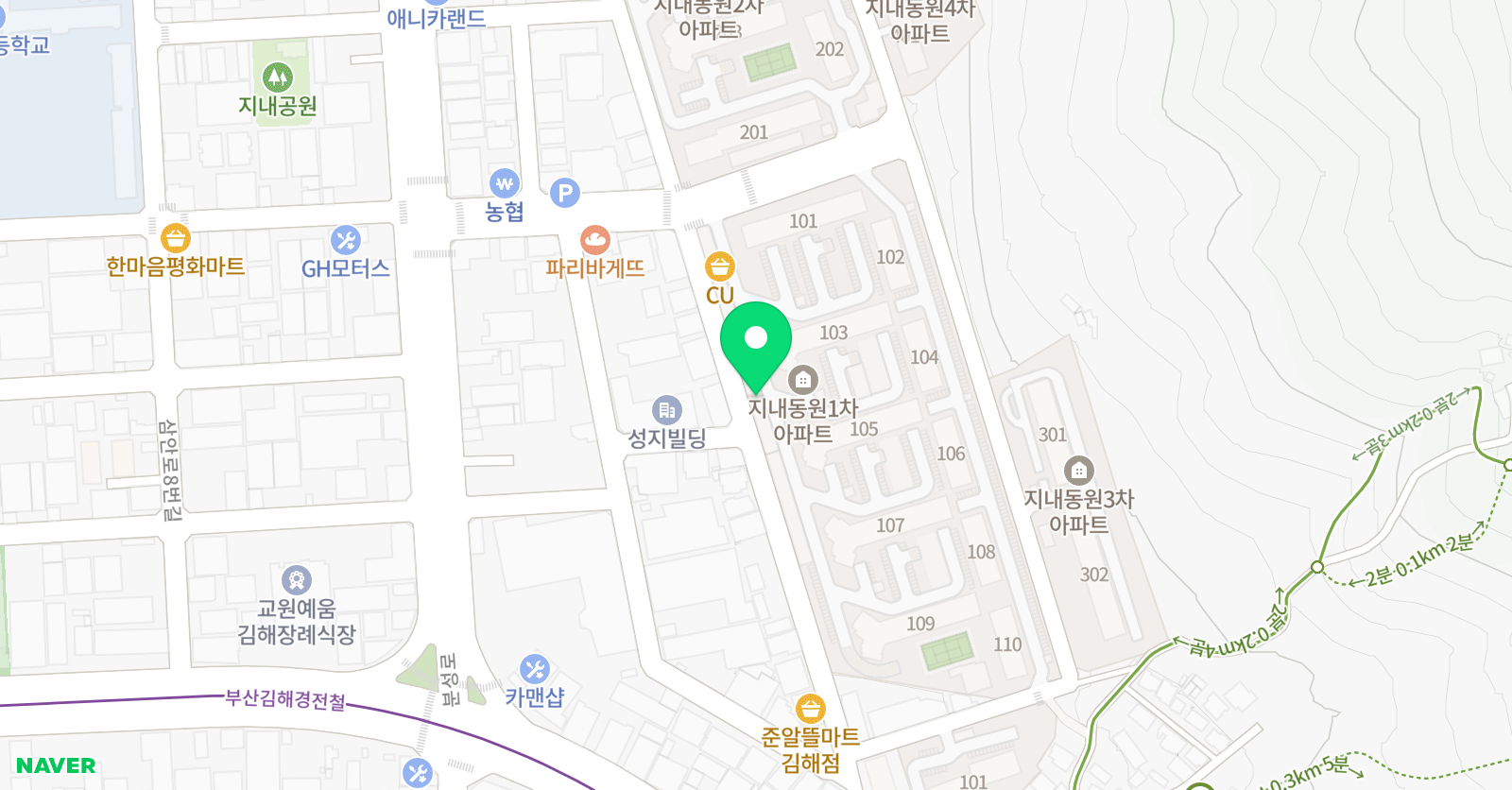 소리숲 음악학원 위치