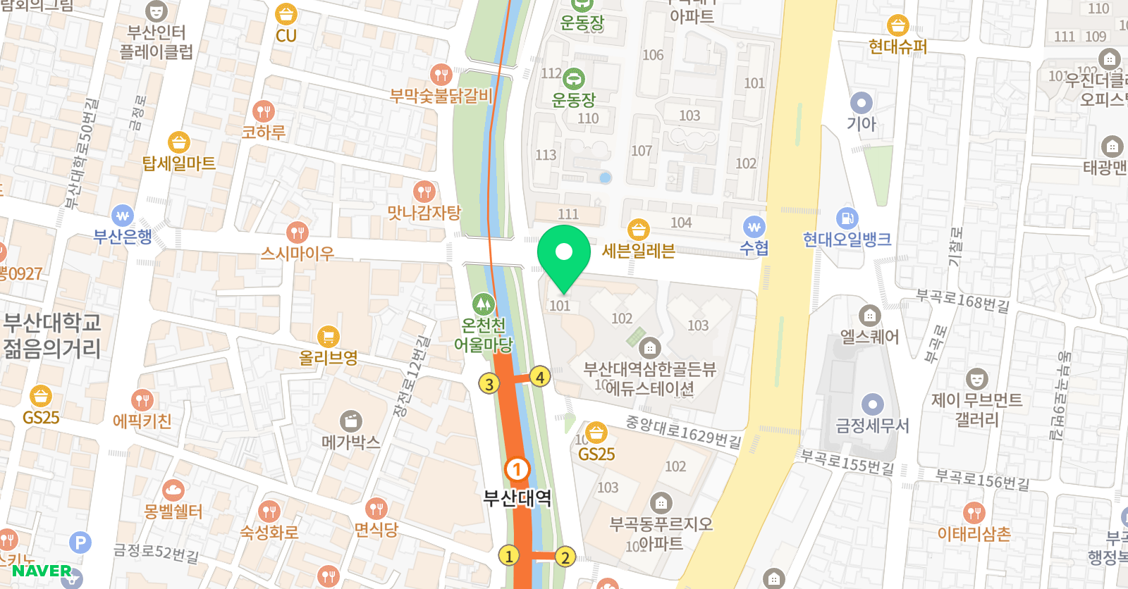 아소비 아소비 부산대 삼한골든뷰점 위치